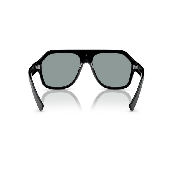 New Dolce & Gabbana Black Aviator DG4433 2820/87 Sunglasses Women - Picture 5 of 6